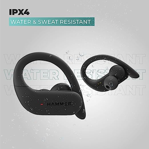 HAMMER KO 2.0 Wireless Bluetooth in Ear True Wireless Earbuds with Mic (Black) HAMMER KO 2.0 Wireless Bluetooth in Ear True Wireless Earbuds with Mic (Black)